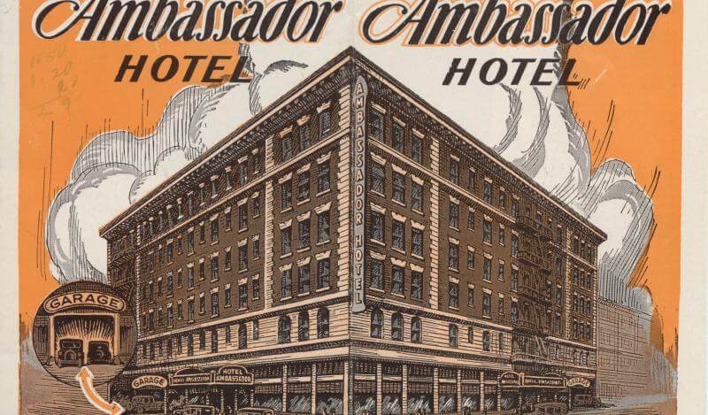 Built in 1917, the Ambassador Hotel was established in the early 1920s